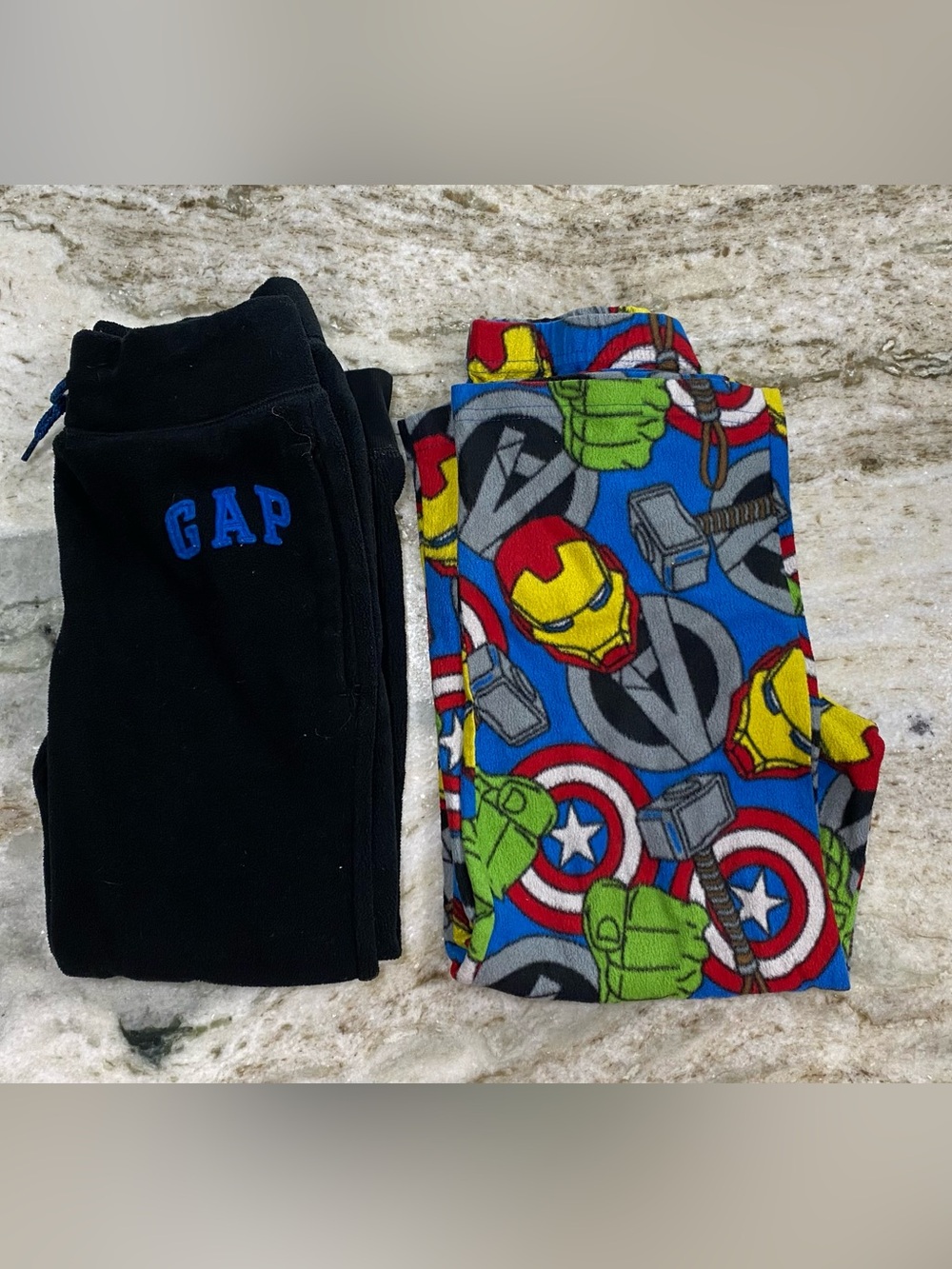 Set of 2 boys pants pajamas size S/M